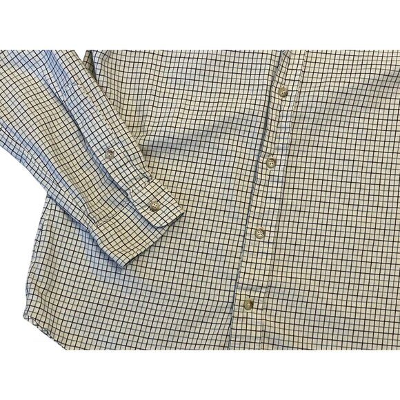Polo Ralph Lauren Button Down Oxford Mens M Blue Black Checkered RRL Cotton Mens - Picture 3 of 8
